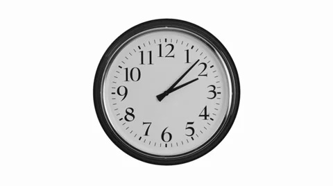 Move the clock to summer time, one hour ahead Stock Footage 35043461