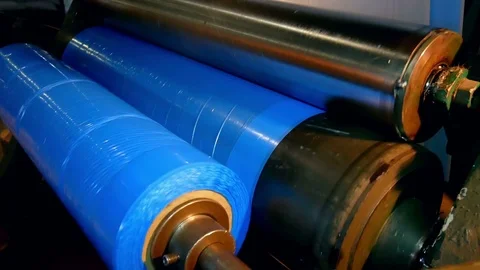 Move conveyer factory Stock Footage 78535215