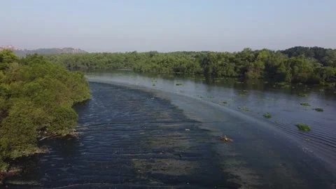 Move on dirty river Stock Footage 149208042