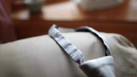 Move down over white tux tie 動画素材 99207652