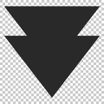 Move Down Vector Icon Stock Illustration