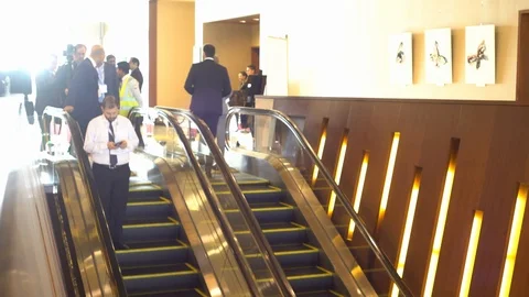 Move on Escalator Stock-Footage 116249820
