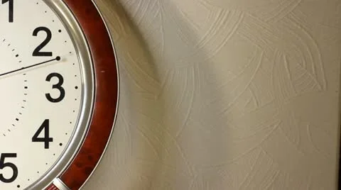 Move the hands on the clock Stock-Footage 22084453