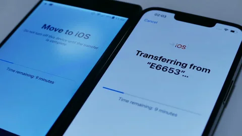 Move to iOS app Vídeos de archivo 172074992
