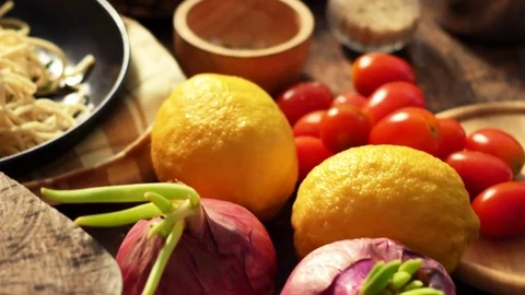 Move on to the kitchen table Stock Footage 94268560