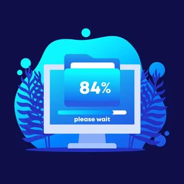 Move or copy files in folder, vector illustration Stock Illustration