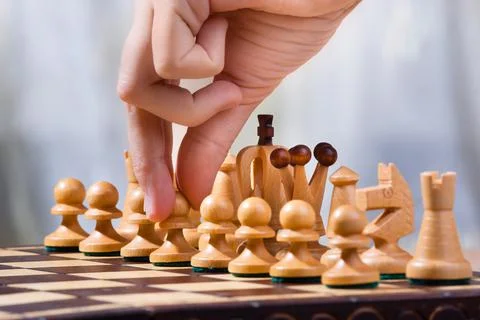 Move a pawn Stock Photos