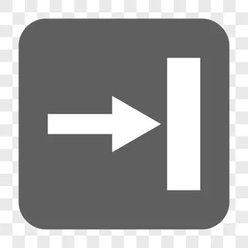 Move Right Rounded Square Button イラスト素材