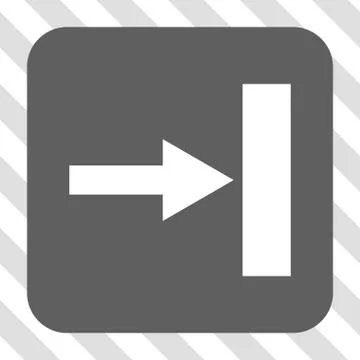 Move Right Rounded Square Button 스톡 일러스트