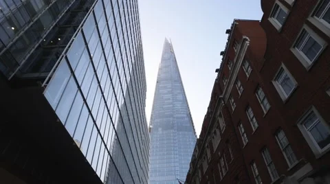 Move to Shard Building London Stock Footage