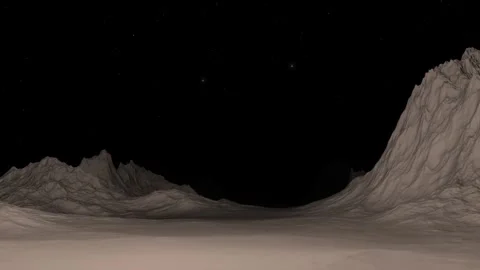 Move through Mountain landscape dark area. Stock Footage 268576718