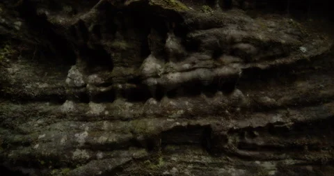 Move towards a cave wall Stock Footage 160170376