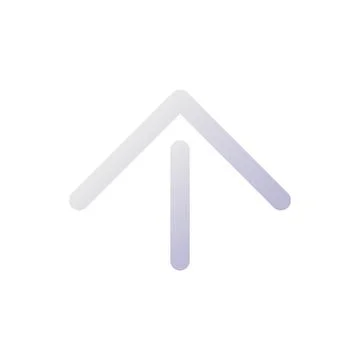 Move upward pixel perfect flat gradient two-color ui icon Stock Illustration