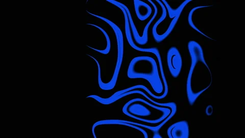 Movement of abstract blue electrical streaks Stock Footage 194548082