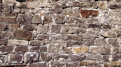  	Movement along wall of bricks Stock Footage 57275391