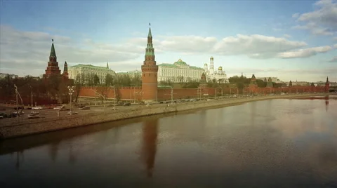 Movement around the Kremlin 스톡 동영상 47810787