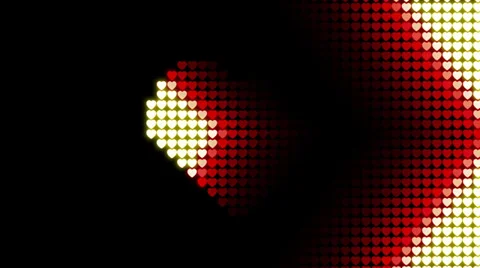Movement Arrows of Hearts 01 more dark Stock Footage 39711459