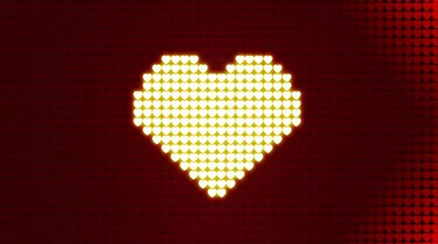Movement Arrows of Hearts Background 01 Stock Footage 39711457
