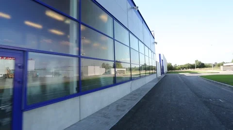 Movement away from the warehouse Stock Footage 41628624