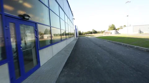 Movement away from the warehouse Stock Footage 41628635