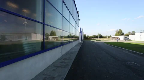 Movement away from the warehouse Stock Footage 41628638