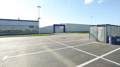 Movement away from the warehouse Stock Footage 41628653