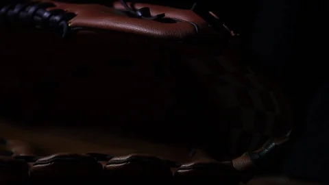 A movement, a baseball and baseball equipment Video stock 107775932