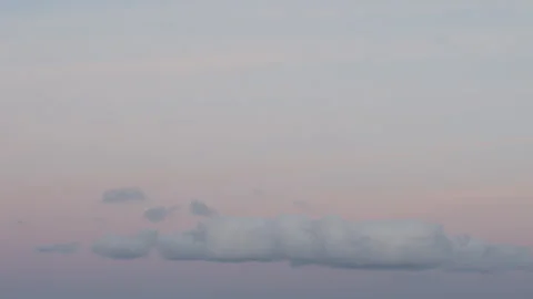 Movement of beautiful clouds in the blue sky, time lapse video. Video stock 251879093