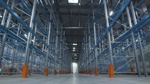 Movement between shelves Stock Footage 141438443