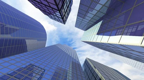 Movement between the skyscrapers Vídeos de archivo 8522869