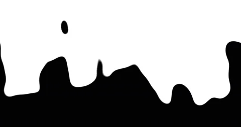 Movement of black and white liquid Stock Footage 160106640