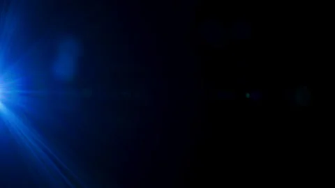 Movement of blue light beams from the left side of the screen, with a little bit Stock Footage 265613003