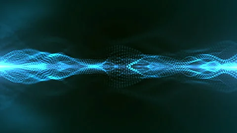 Movement of blue luminous particles Видео 201395528