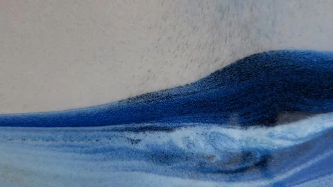 Movement Of Blue Particles Stock Footage 263632756