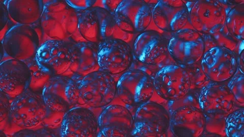 Movement of bubbles under water Stock Footage 165031600