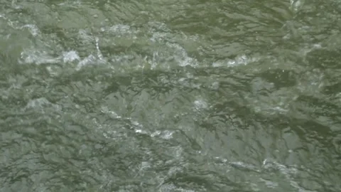 Movement of bubbling river water Video stock 297731946