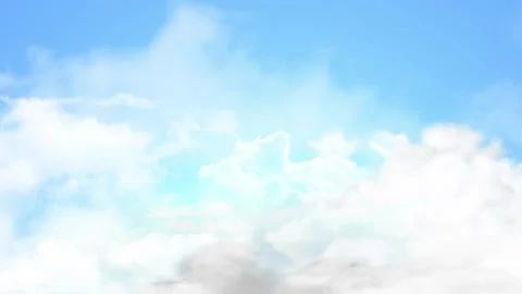 The movement of the camera through the clouds Stock Footage 90249467