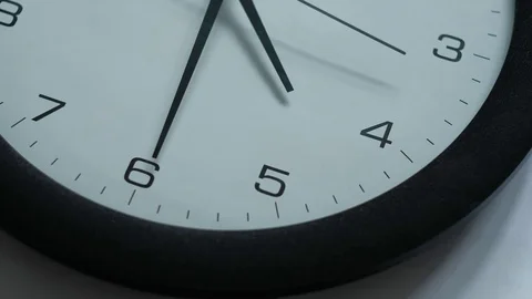 The movement of the clock hands. Highlight moves the clock hands Stock Footage 79893242