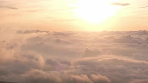 Movement of cloud shot in the morning  Stock Footage 135949595