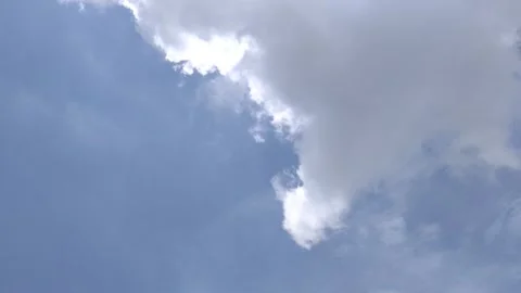 The Movement of Clouds in The Blue Sky Stock Footage 316350665