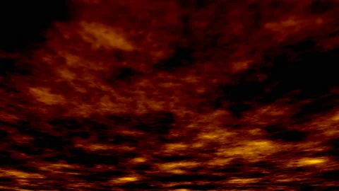 The movement of clouds from the camera to the horizon. Bloody clouds.Beautiful Stock Footage 108676948