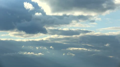 Movement of the clouds Stock Footage 25844608