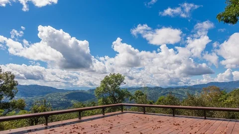 The movement of the clouds on his highest position. Stock-Footage 106739990