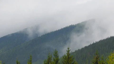 Movement of clouds in  Mountains (Timelapse) Stock-Footage 41404438