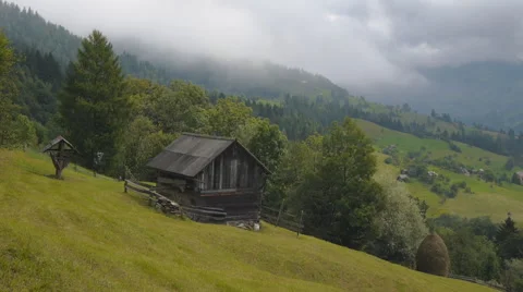 Movement of clouds in  Mountains (Timelapse) Stock Footage 41405187