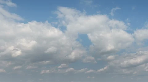 The movement of clouds over the fields of wheat in the vast steppes of the Don Stock Footage 63162852