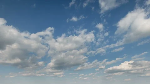 The movement of clouds over the fields of wheat in the vast steppes of the Don Stock Footage 63163133