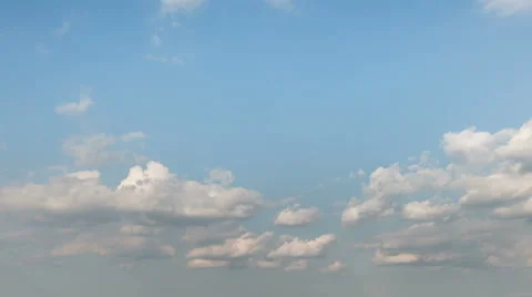 The movement of clouds over the fields of wheat in the vast steppes of the Don Stock Footage 63163319