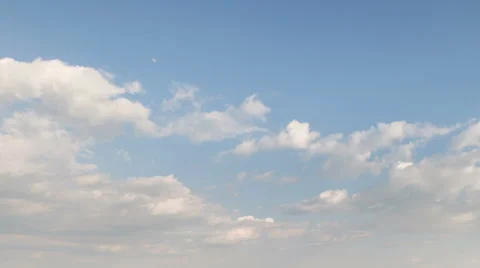 The movement of clouds over the fields of wheat in the vast steppes of the Don Stock Footage 63164986