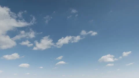 The movement of clouds over the fields of wheat in the vast steppes of the Don Stock Footage 63165421